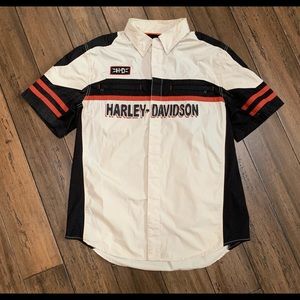 Harley Davidson button down shirt